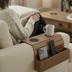 Sofatablett Armlehne – Couch Tablett Ablage flexibel Sofa Butler Organizer